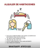 Habitación Amplia / Amoblada