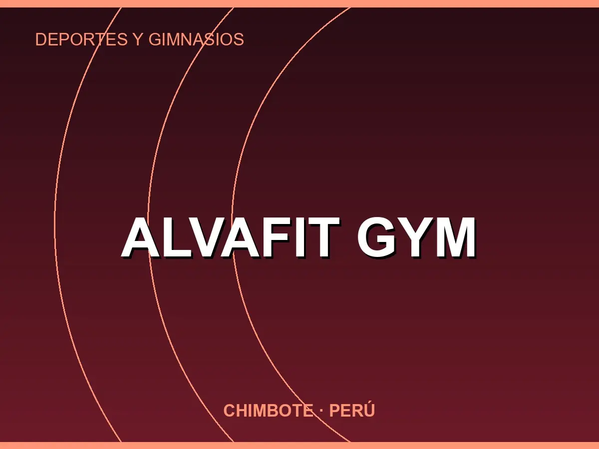 Abrir tarjeta de ALVAFIT GYM