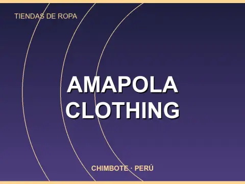Amapola clothing
