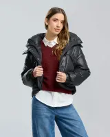 Casaca Tweed Negra