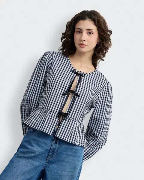 Blusa Negra Manga Larga