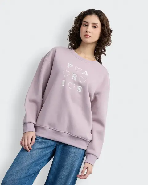 Polera Gaia Lila Claro