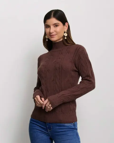 Chompa Mora Marron Clove