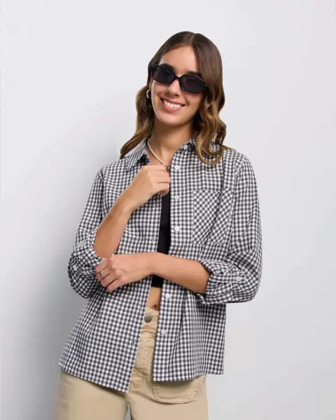 Blusa Betsy Gris Iron