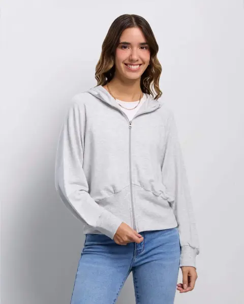 Casaca Grayce Grey Melange