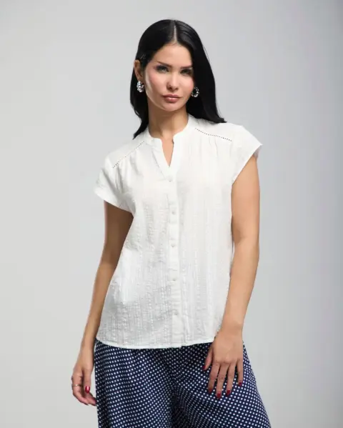 Blusa Cata Solid Coco