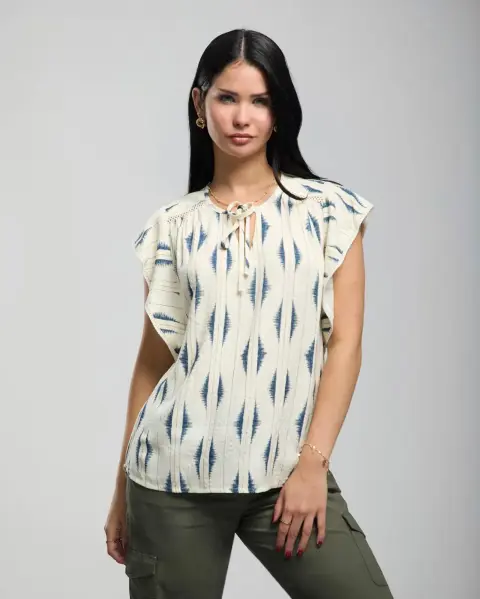 Blusa Vale Azul Nautico