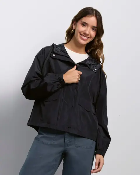 Casaca Brisa Negro New