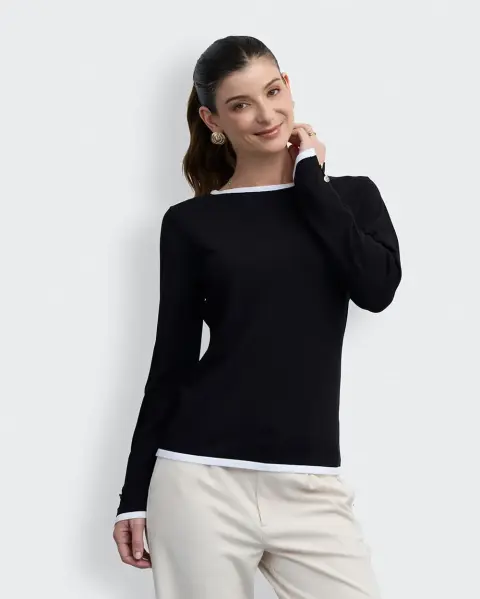 Polo Cami Sol Negro