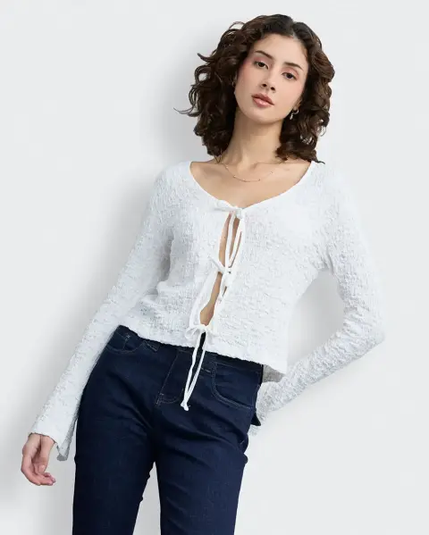 Blusa Aris Crema Pastel