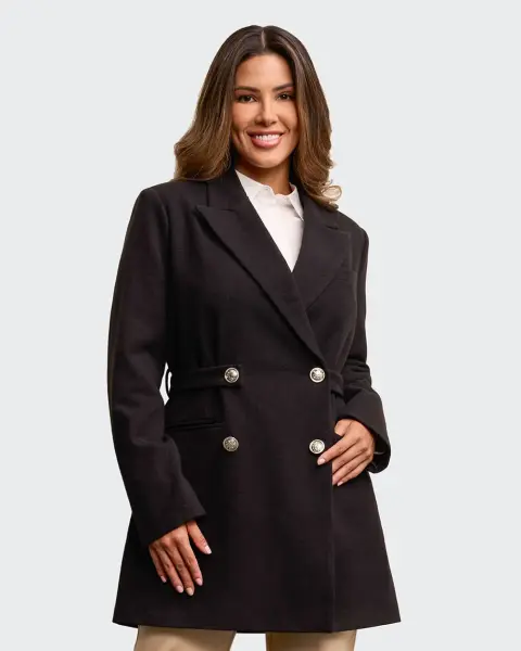 Abrigo Clavel Negro