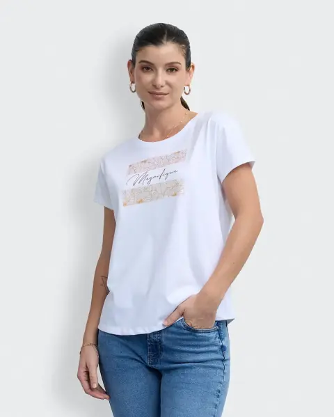 Polo Niza Blanco Optico