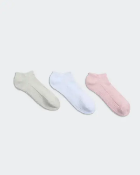 Calcetines Pack x 3 Mitzy Coco/Beige/Rosa
