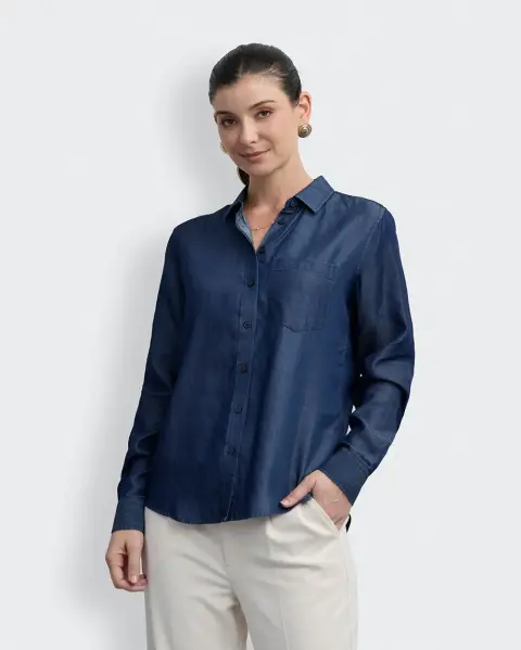Blusa Belinda Dark Wash