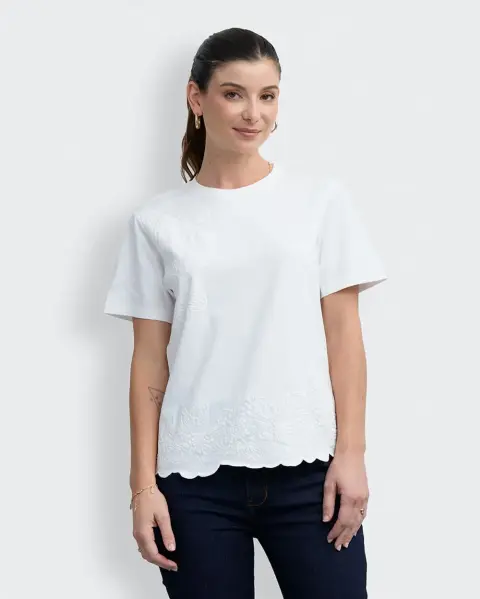 Polo Yasmin Blanco Optico
