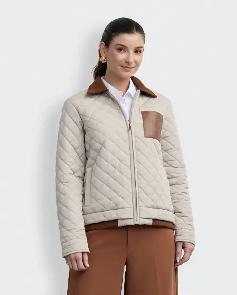 Casaca Amonet Crema Pastel