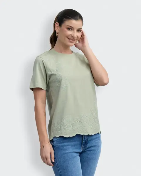Polo Yasmin Verde Salvia