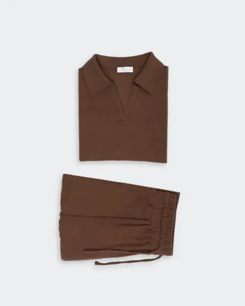Set Pijama 2 Piezas Chiara Marron