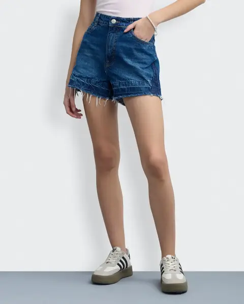 Short Denim Laia Dark Wash
