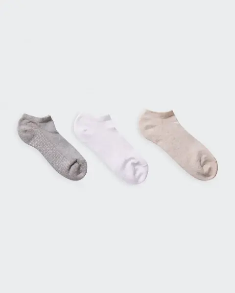 Calcetines Pack x 3 Mitzy Coco/Beige/Melange