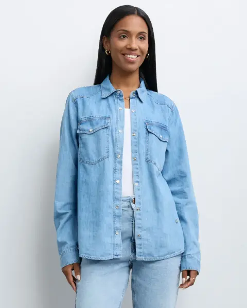 Blusa Monik Medium Wash