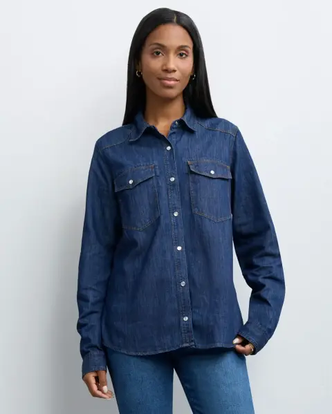 Blusa Monik Dark Wash