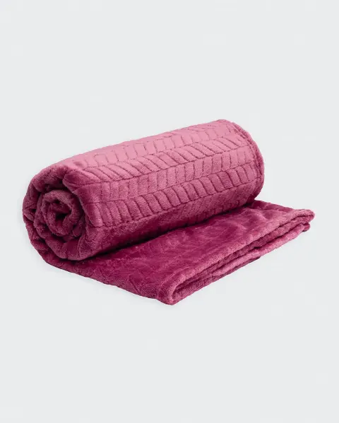 Manta Unisex Airam Malva Deco