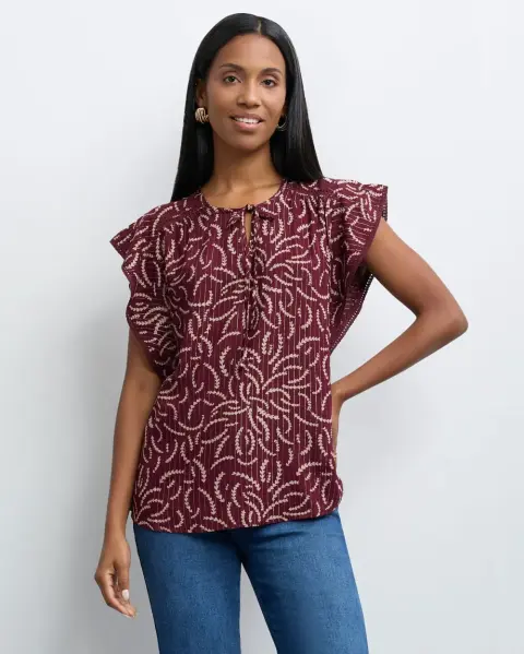 Blusa Vale Guinda Taw