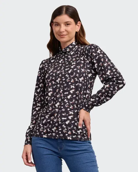 Polo Flavia Negro