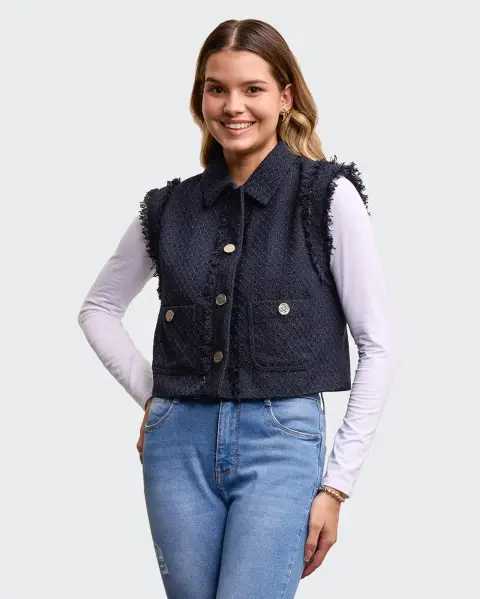 Chaleco Alessa Azul Imperial