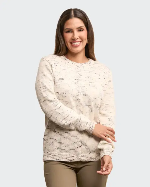 Chompa Corinel Beige Crema