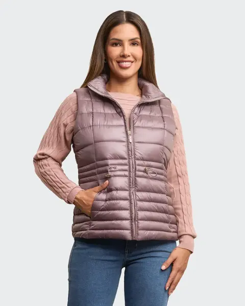 Chaleco Paola Morado Argyle