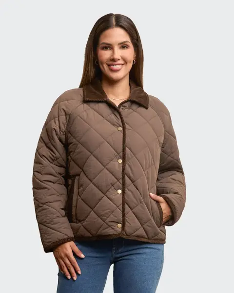 Casaca Claudia Marron