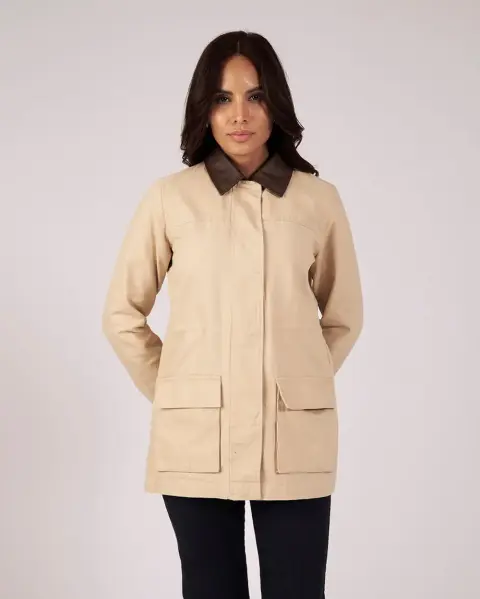 Casaca Ale Beige Camello