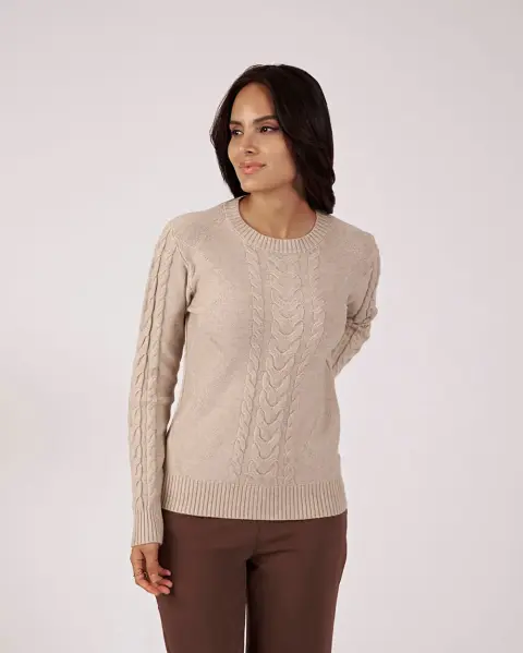 Chompa Mora Beige Natural