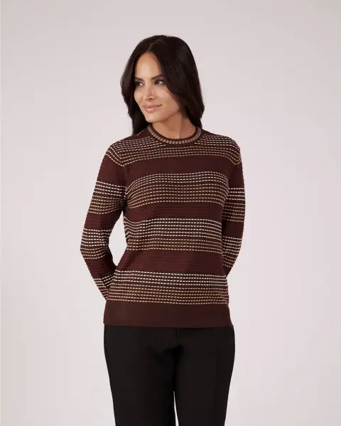 Chompa Milenka Marron Chocolate