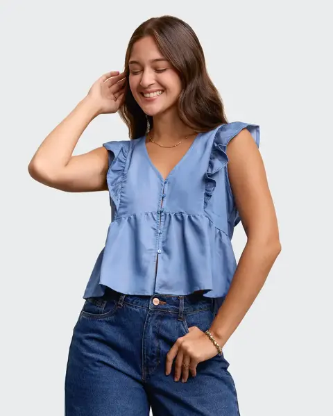Blusa Yule Medium Wash