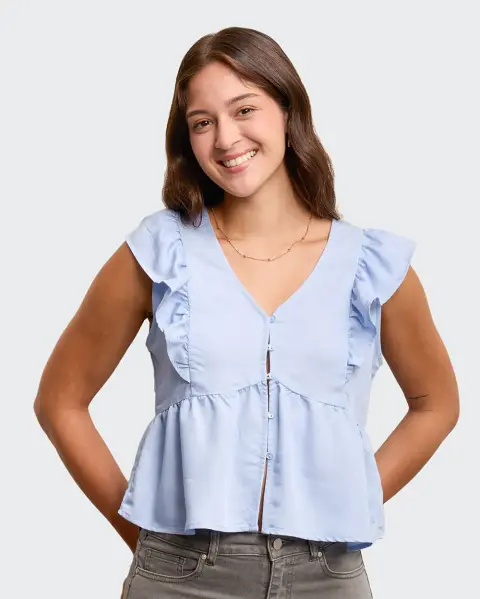 Blusa Yule Light Wash