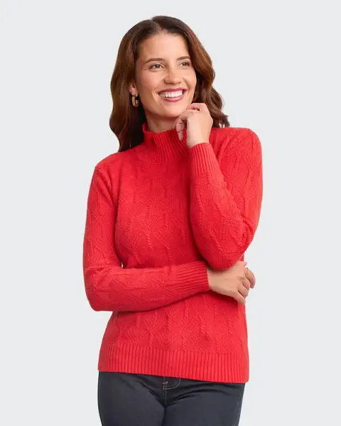 Chompa Mora 4b Rojo