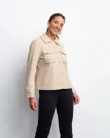 Casaca Rubi Beige Botanico