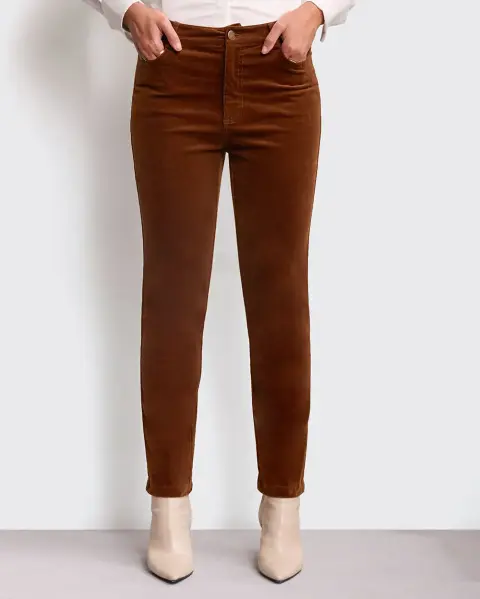 Pantalón Tana Marron Chocolate