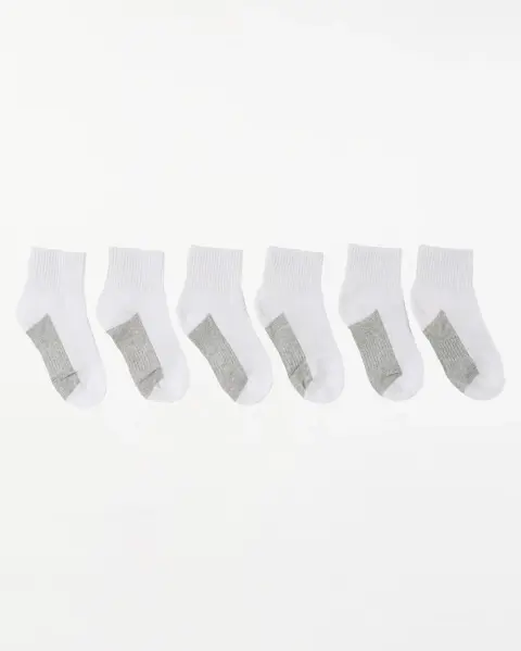 Calcetines Medias Pack De 6 Unidades Unisex Harper Blanco