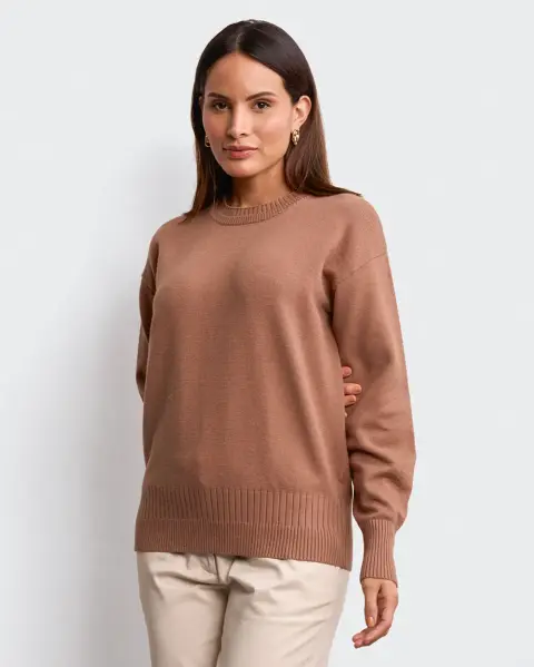 Chompa Mora 3b Marron Roble