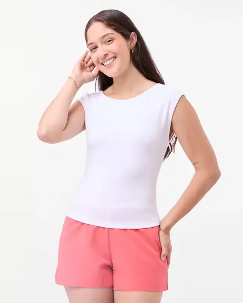 Polo Holly Blanco Optico