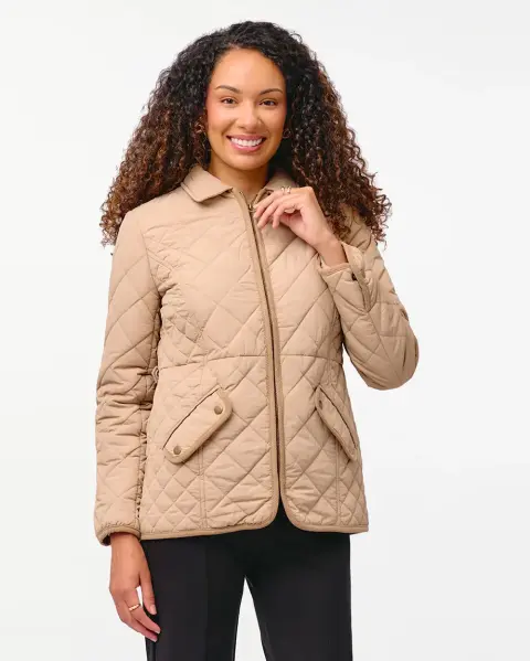 Casaca Jenifer Beige Botanico
