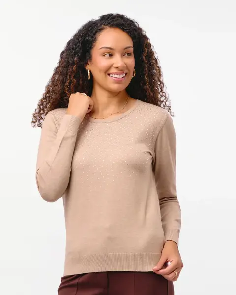 Chompa Namora 3 Beige Natural