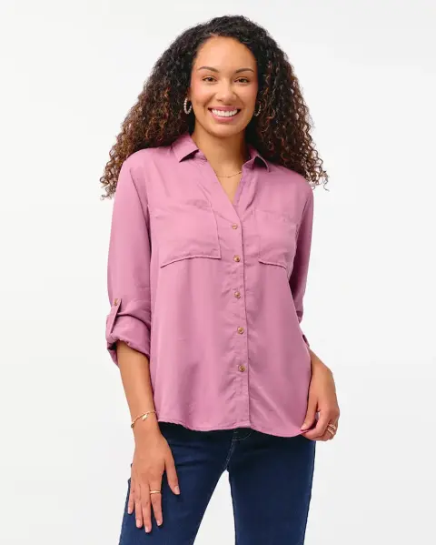 Blusa Miluska Malva Rosa