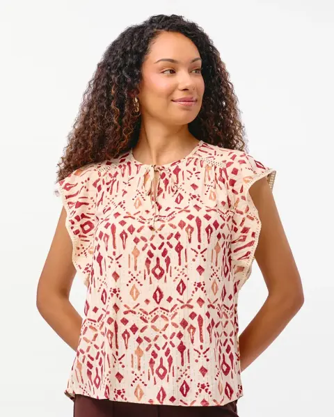 Blusa Vale Rojo Fuerte