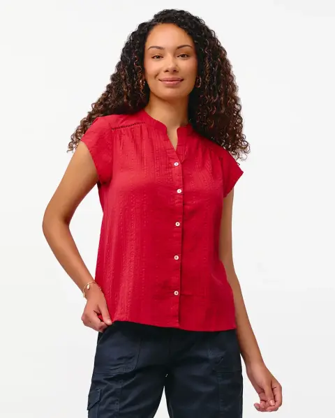 Blusa Cata Solid Teja Dusty