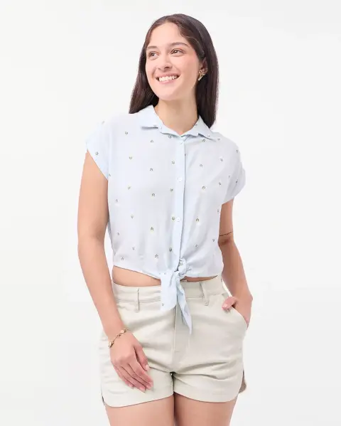 Blusa Sima Celeste